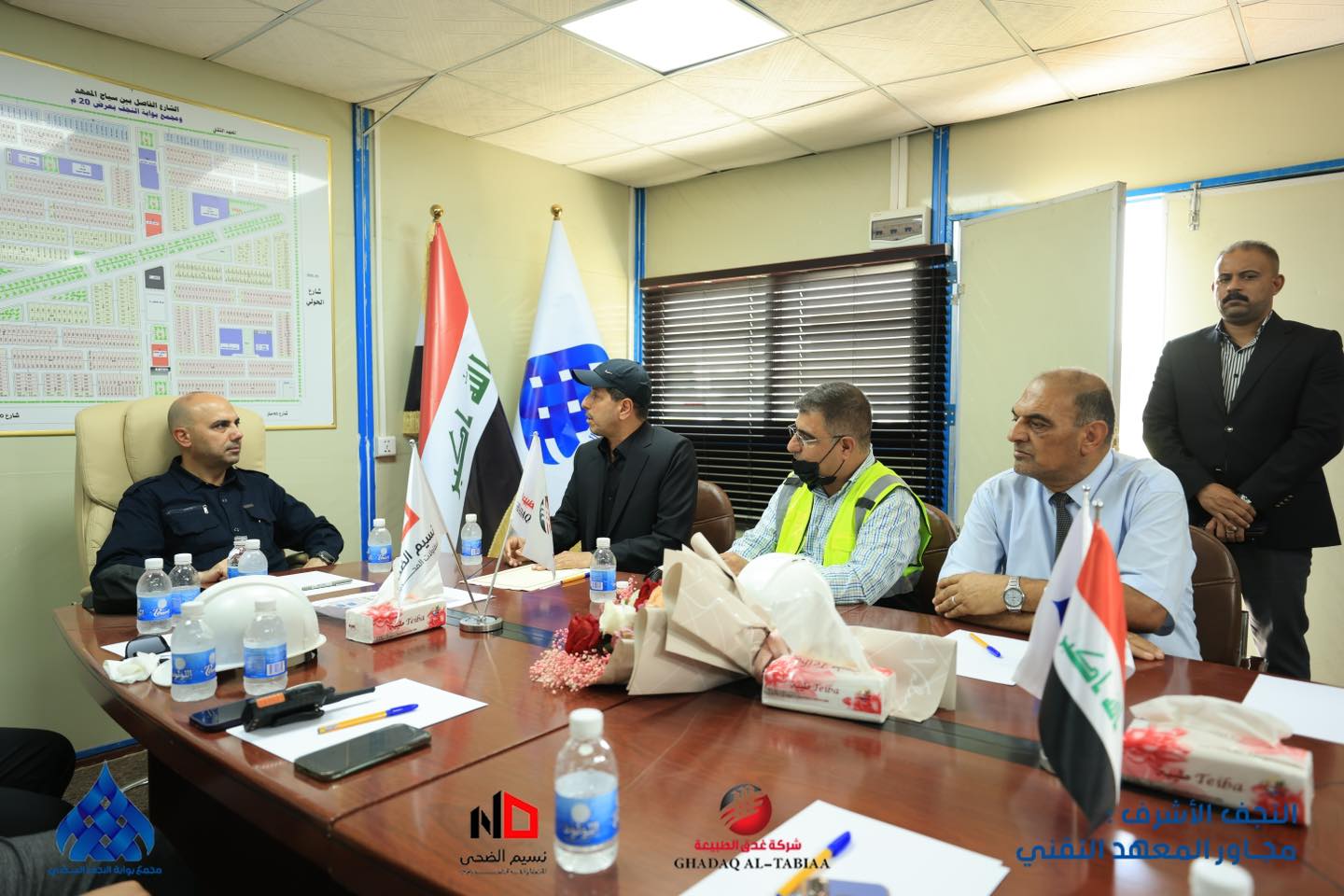 زيارة محافظ النجف الدكتور ماجد الوائلي الى مقر الشركة